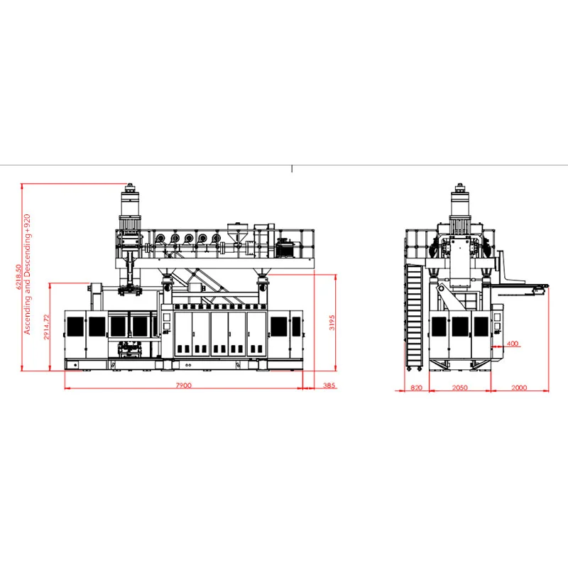250L Accumulate Chemical Barrel Special Blow Molding Machine